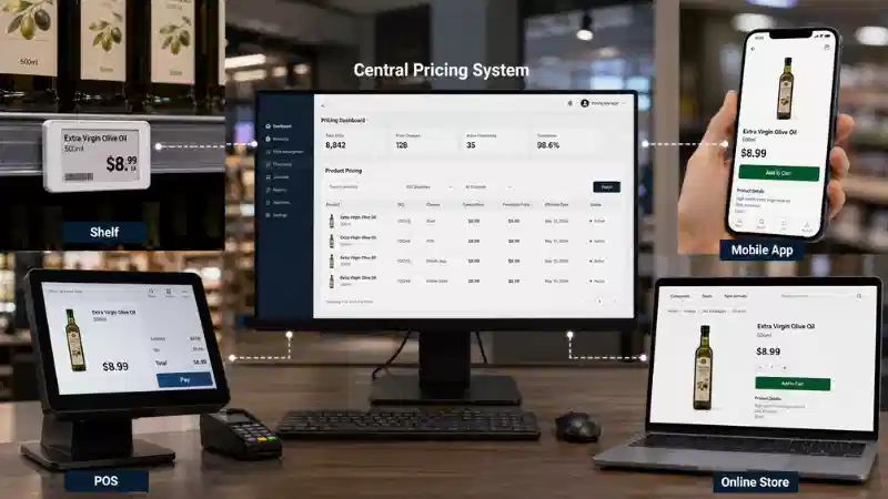 Omnichannel sɔngɔw ka bɛn ɲɔgɔn ma: Cogo min na i be se ka etazi, POS, App ani ɛntɛrɛnɛti sɔngɔw ...